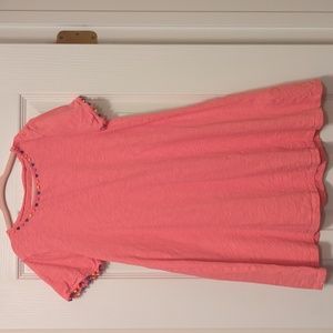 Mini Boden Pink Cotton Dress, size 7-8